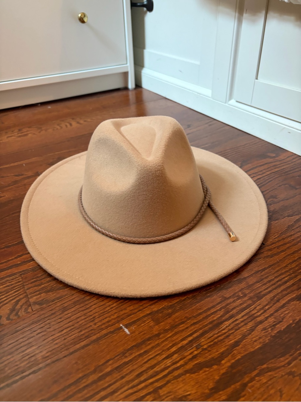 Madewell Camel Felt Rancher Hat with Braided Band